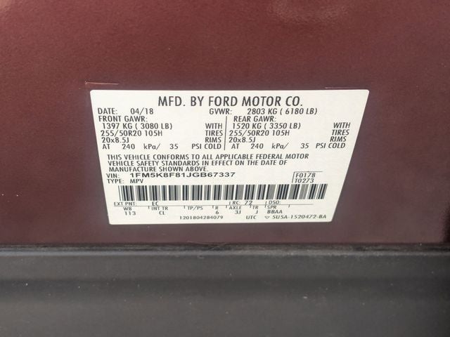 2018 Ford Explorer Limited