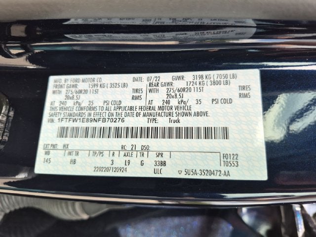2022 Ford F-150 Lariat