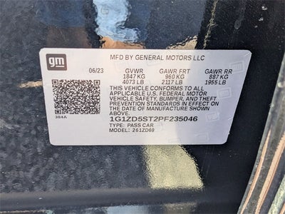 2023 Chevrolet Malibu LT 1LT