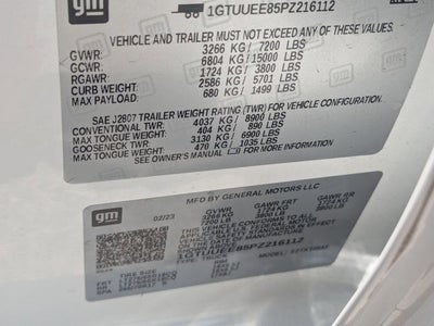 2023 GMC Sierra 1500 AT4