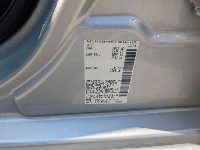 2023 Nissan Altima 2.5 SV