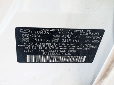 2025 Hyundai Sonata SEL