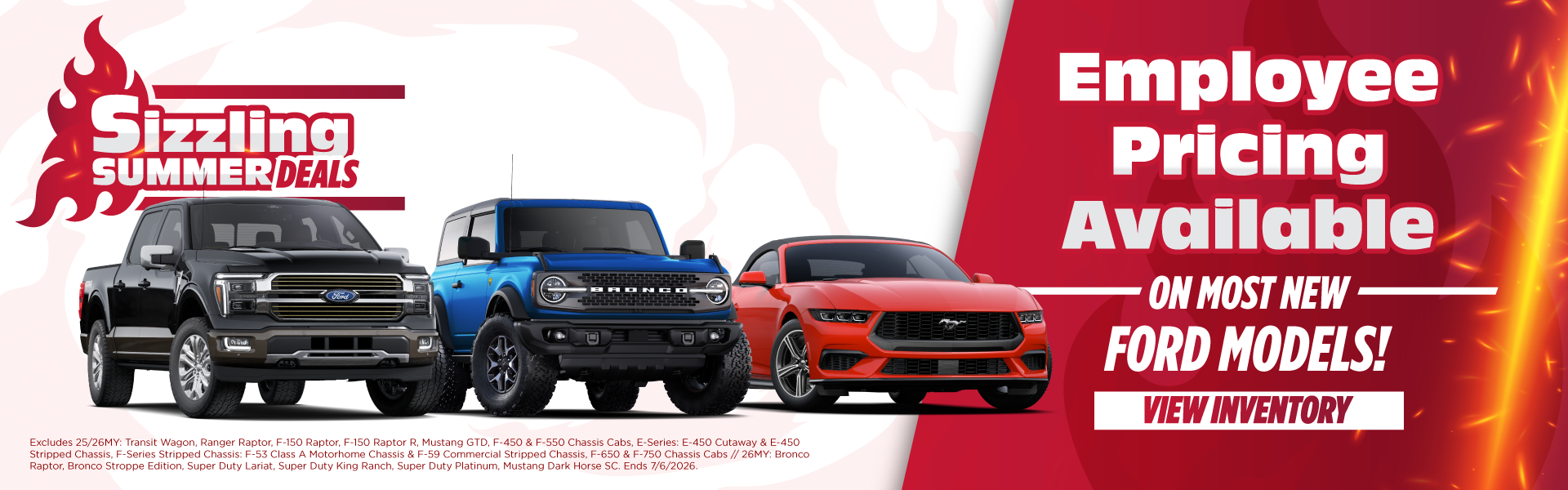 Employee Pricing Available on Most New Ford Models!