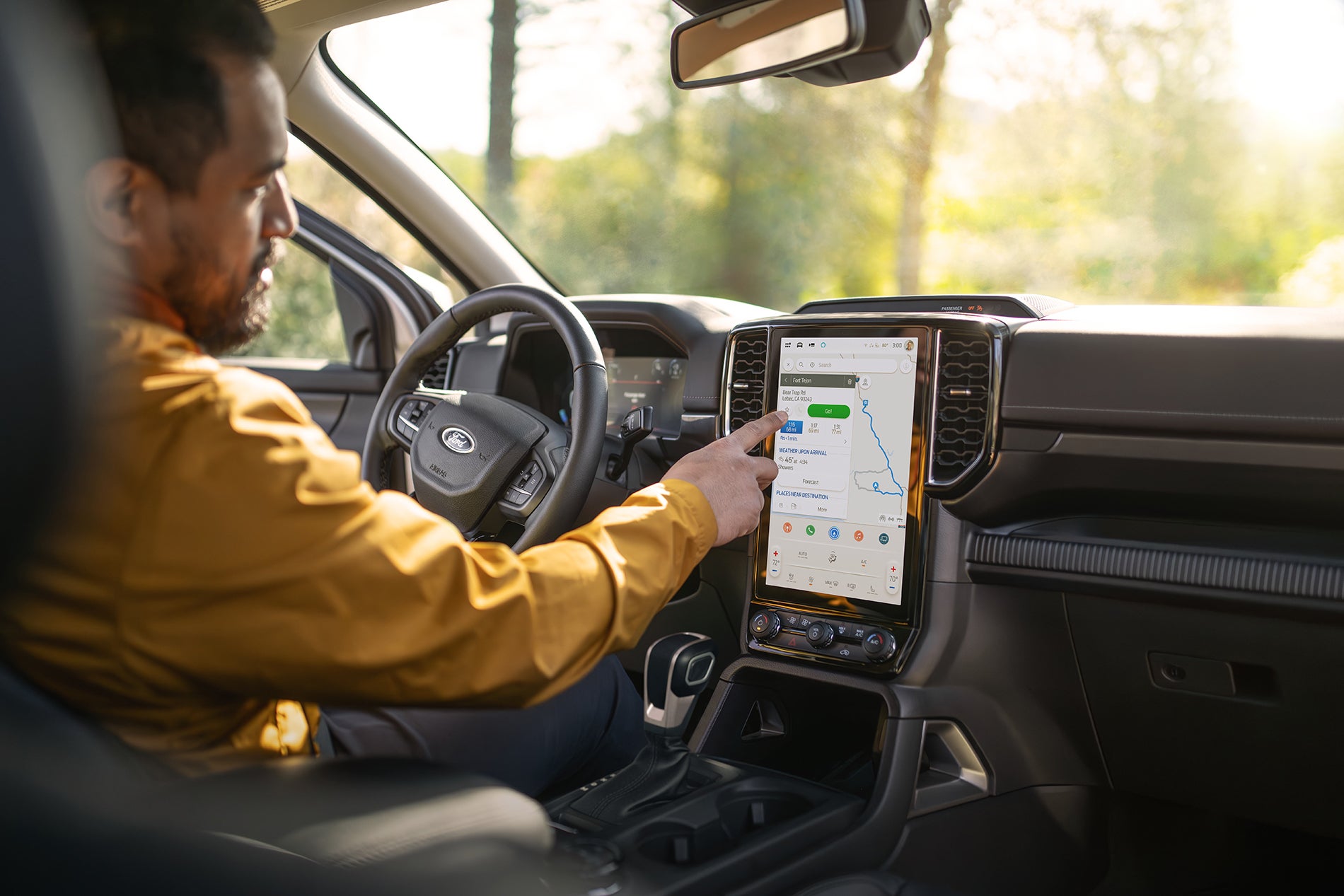2026 Ford Ranger Lariat exterior rear three-quarter view